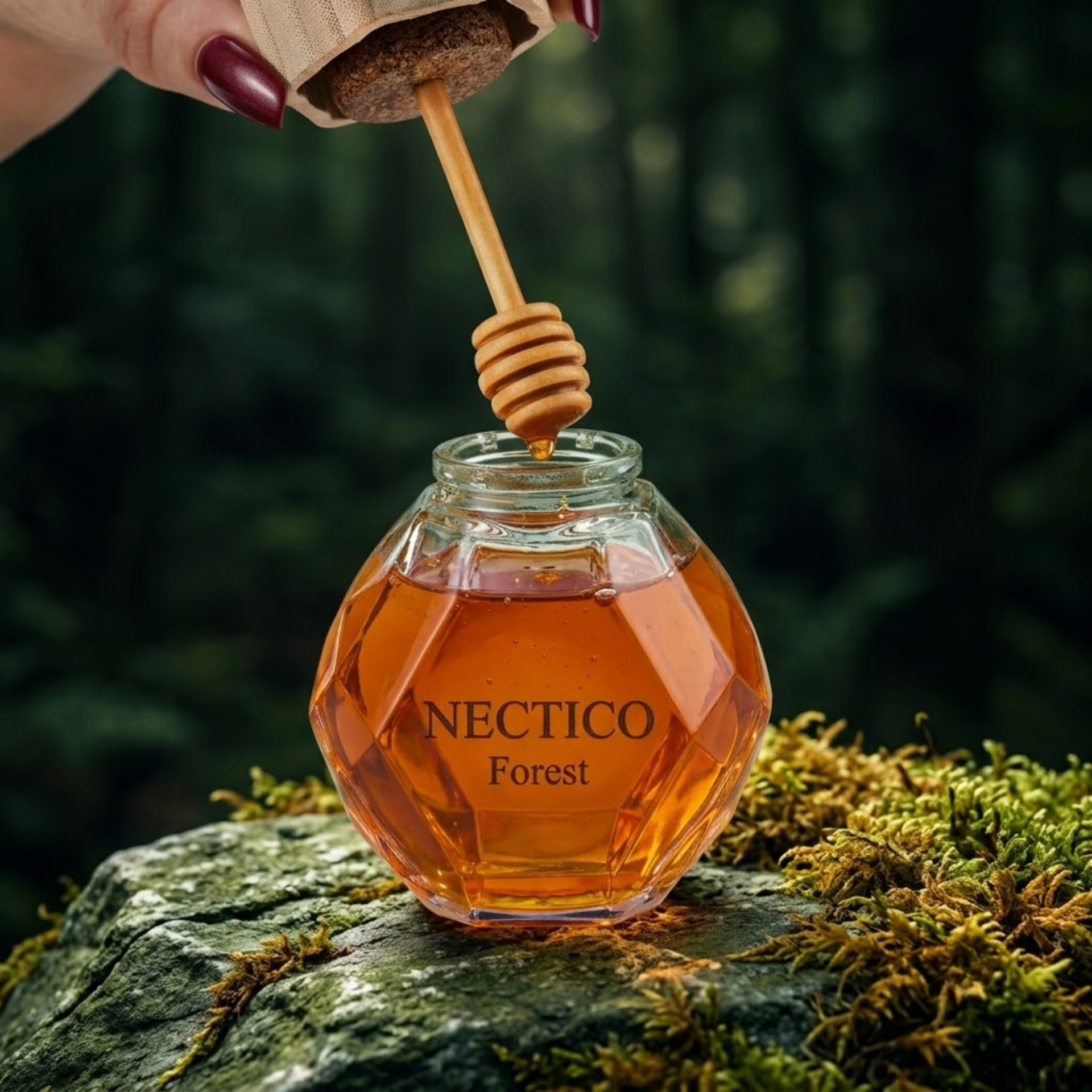 NECTICO Forest honey jar